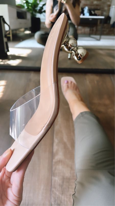 Target sandals | Target heels

Sized down 1/2 size and they fit great.  Low, kitten heel with abstract heel detail. Clear band. 

#LTKover40 #LTKstyletip #LTKfindsunder50
