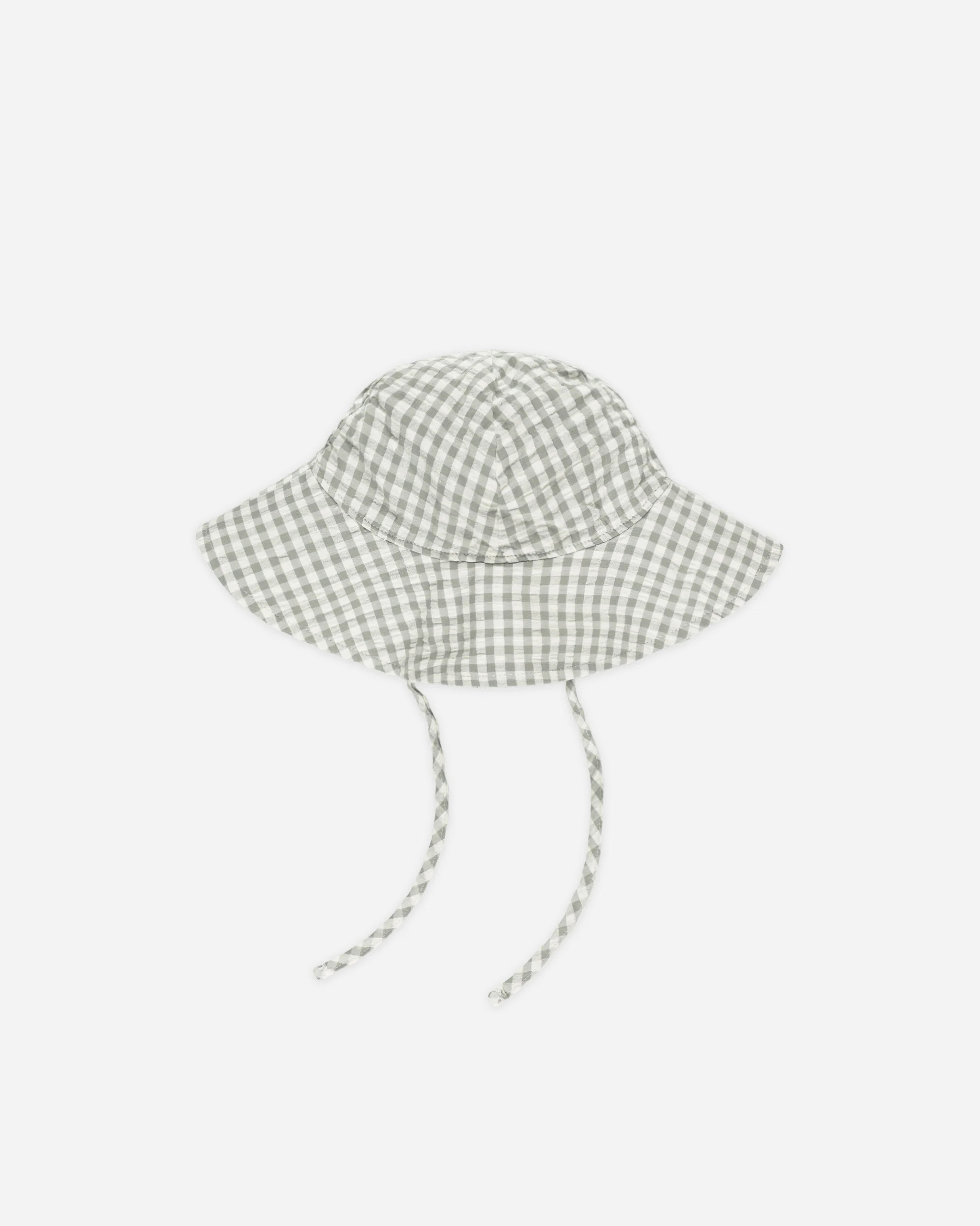 Floppy Sun Hat || Eucalyptus Gingham | Rylee + Cru