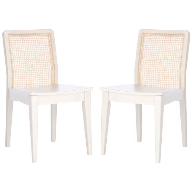 Safavieh Set of 2 Benicio Side Chair (Wood Frame) Lowes.com | Lowe's