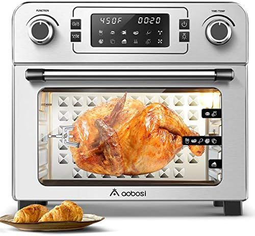 Aobosi Toaster Oven Air Fryer Oven Toaster Convection Oven Digital Countertop Rotisserie Oven Piz... | Amazon (US)