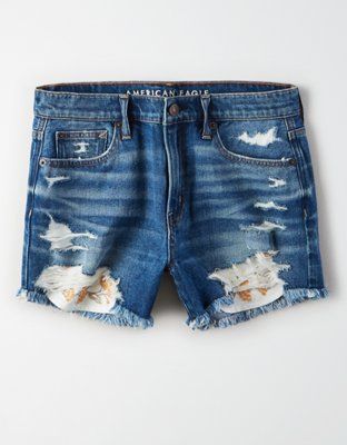 High-Waisted Denim Festival Short | American Eagle Outfitters (US & CA)