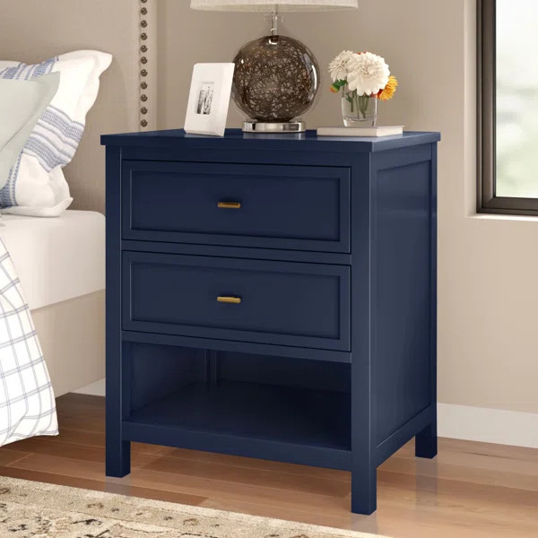Kowalsky Solid + Manufactured Wood Nightstand | Wayfair North America