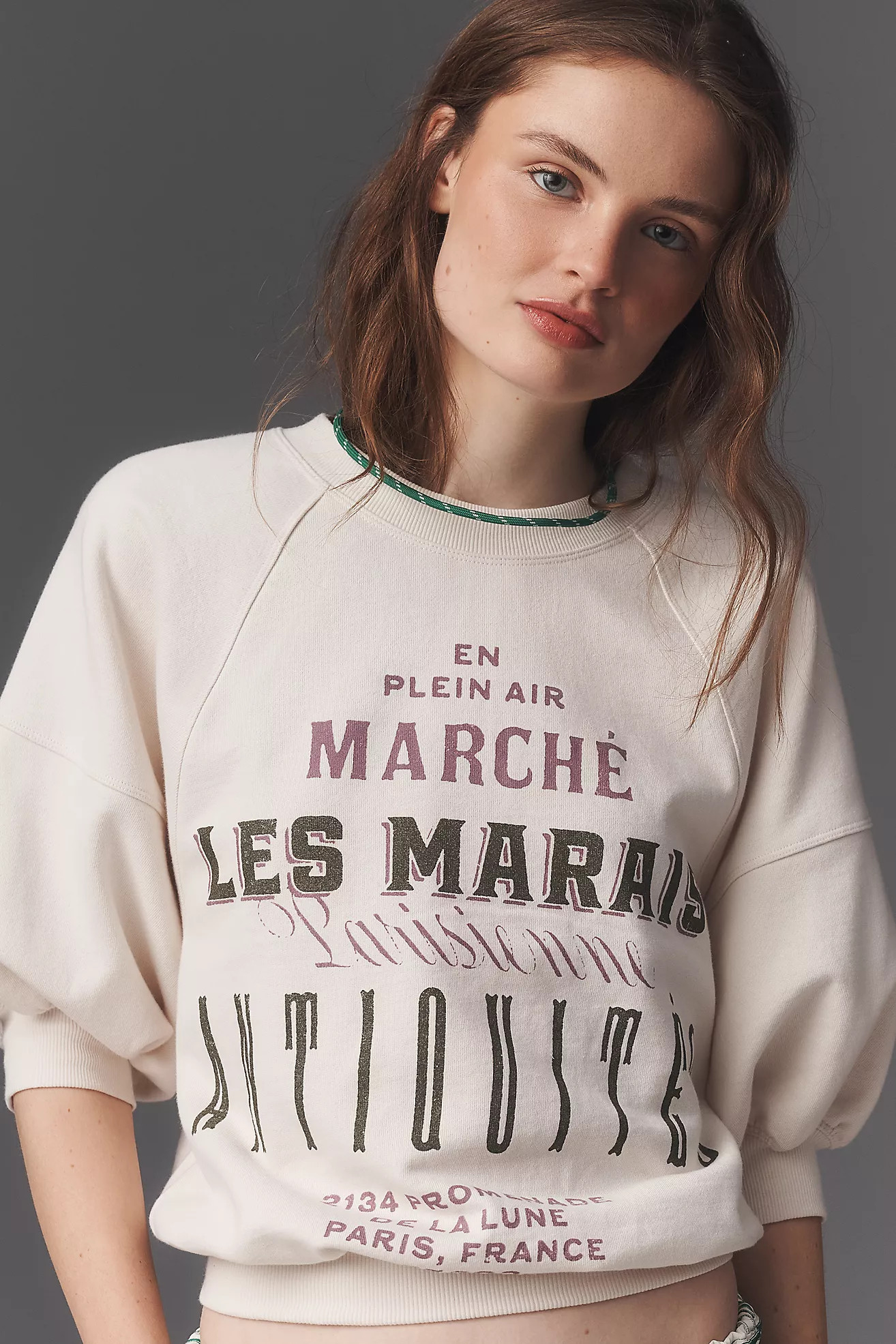 The Niki Bubble Sweatshirt by Pilcro | Anthropologie (US)