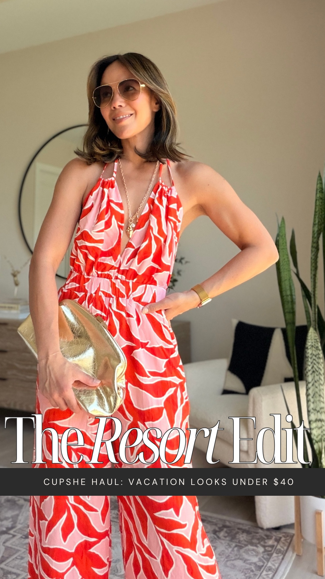 This Cupshe Spring  Haul is SO GOOD!! 🐚🌴⚓️✨ Use the code CUP15 — 15% off orders $70+ 

This Jessie James Decker x Cupshe jumpsuit brings bold, getaway energy to any warm-weather destination! Has a plunging neckline and backless design with an elasticized waist. Looking amazing dressed up or down ✨💕❤️



#LTKSeasonal #LTKgrwm #LTKTravel