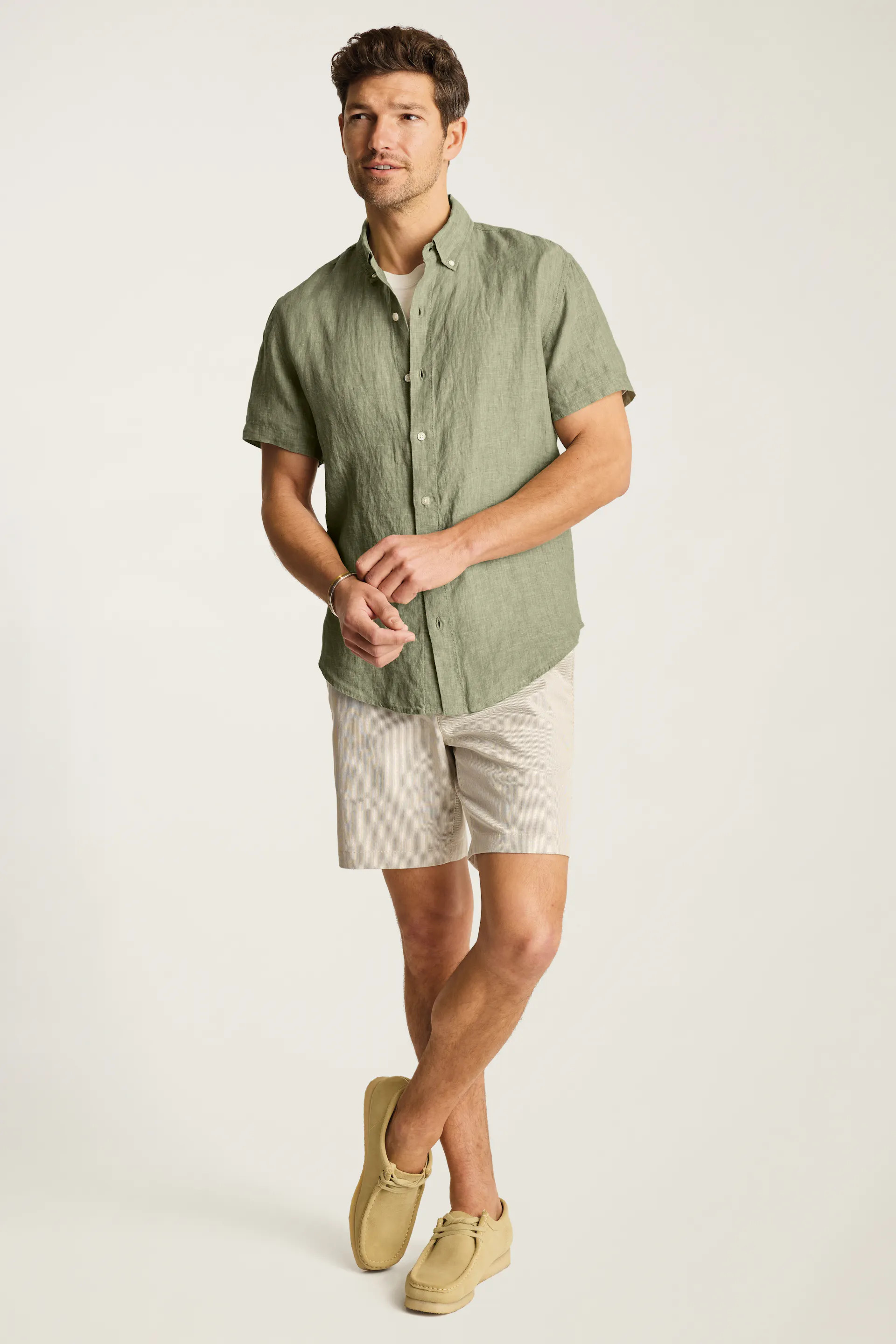 Riviera Linen Short Sleeve Shirt | Bonobos (US)