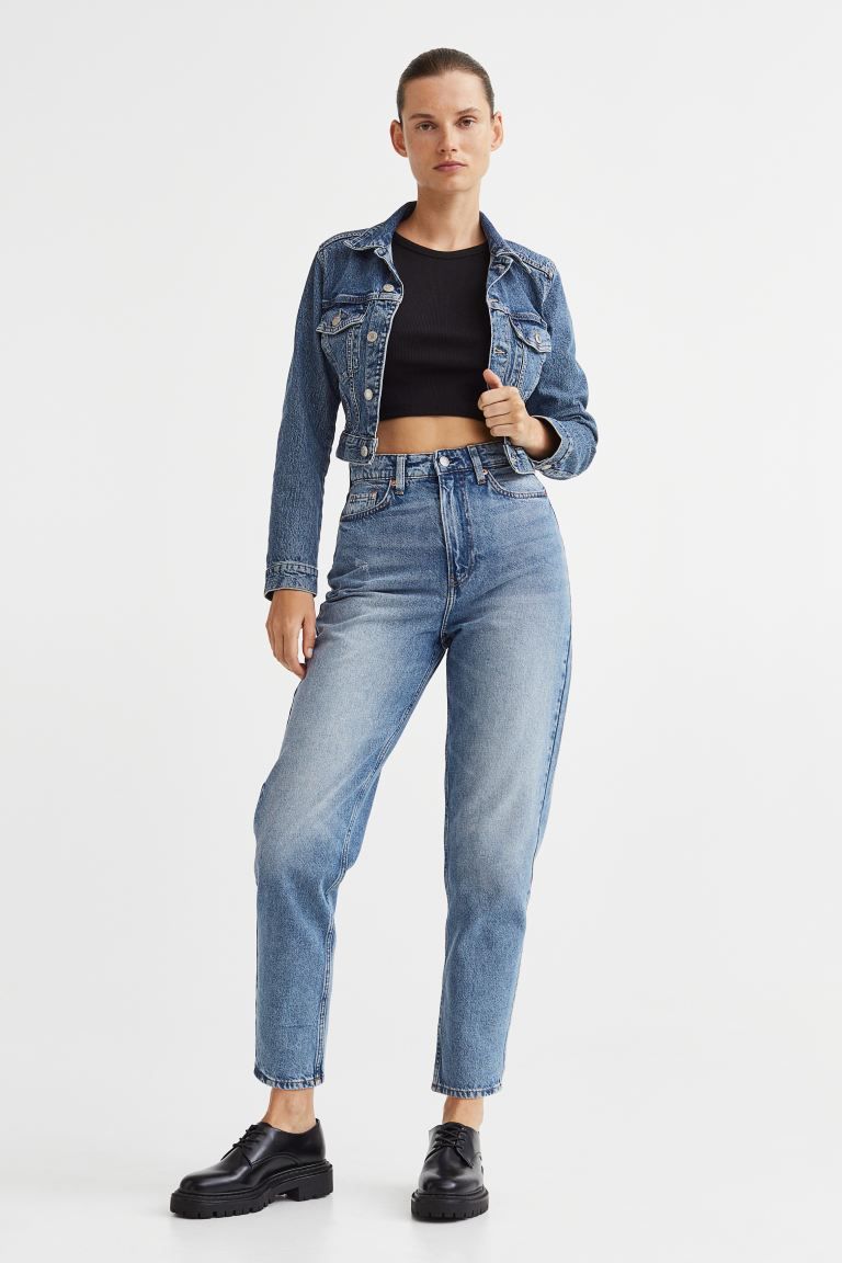 Mom Loose Fit Ultra High Jeans | H&M (US)