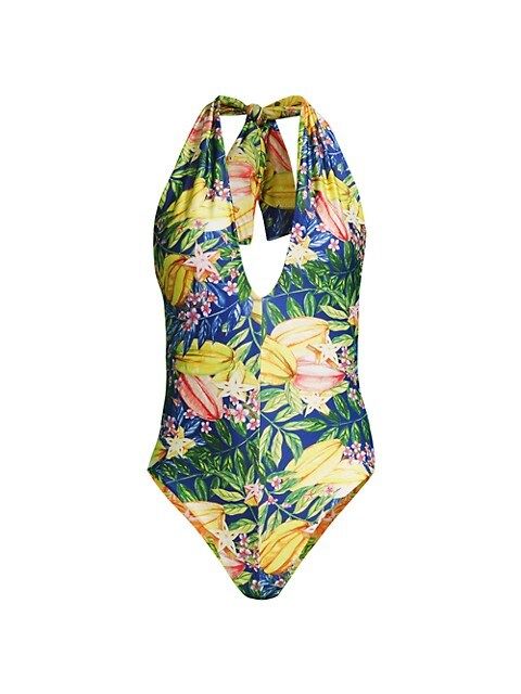 Caipirinha Floral One-Piece Swimsuit | Saks Fifth Avenue