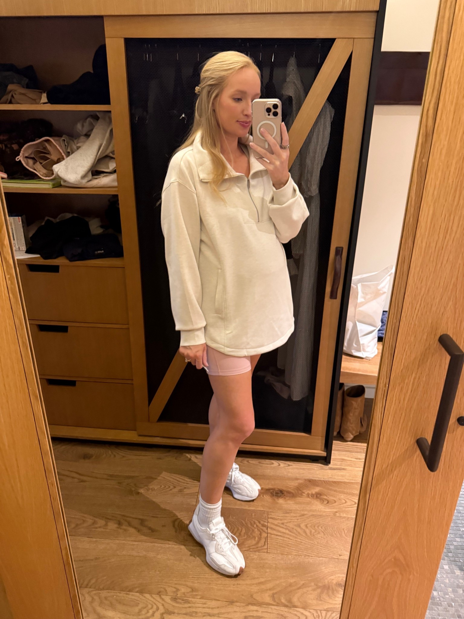Comfy outfit for a post dinner date night walk! Some sizes are still available in these sneakers in the Nordstrom anniversary sale! They’re TTS

#LTKSaleAlert #LTKActive #LTKBump