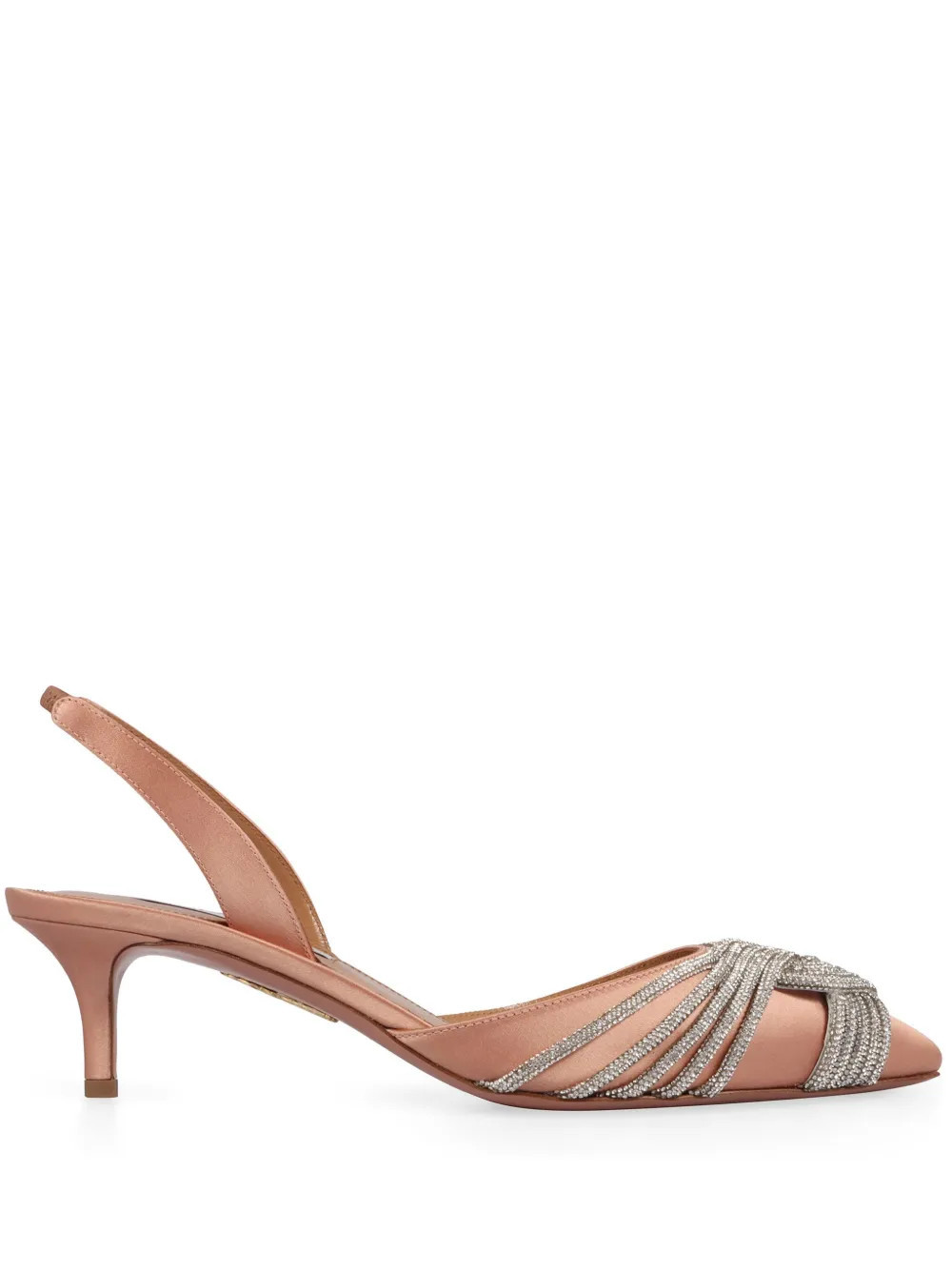 Aquazzura 50mm Gatsby pumps - Pink | Farfetch Global