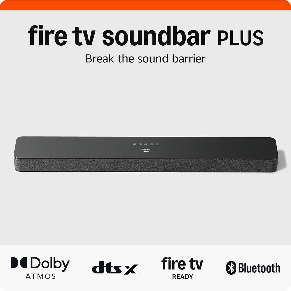 Amazon Fire TV Soundbar Plus (newest model) with built-in subwoofer, 3.1 channel, Dolby Atmos, cl... | Amazon (US)