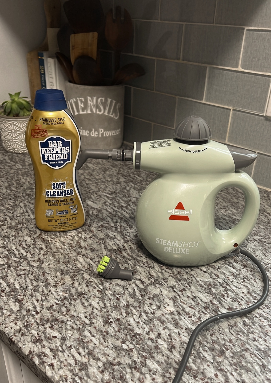 Obsessed with how well this Bissell Steam Shot, clean device works. Works great on grout, tile, baseboards and any hard to clean surface! My kitchen and bathroom sparkles after using it!  #LTKFind

#LTKhome #LTKfamily