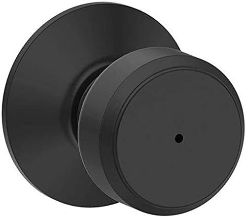 Schlage F40 BWE 622 Bowery Privacy Lock Knob, Matte Black | Amazon (US)