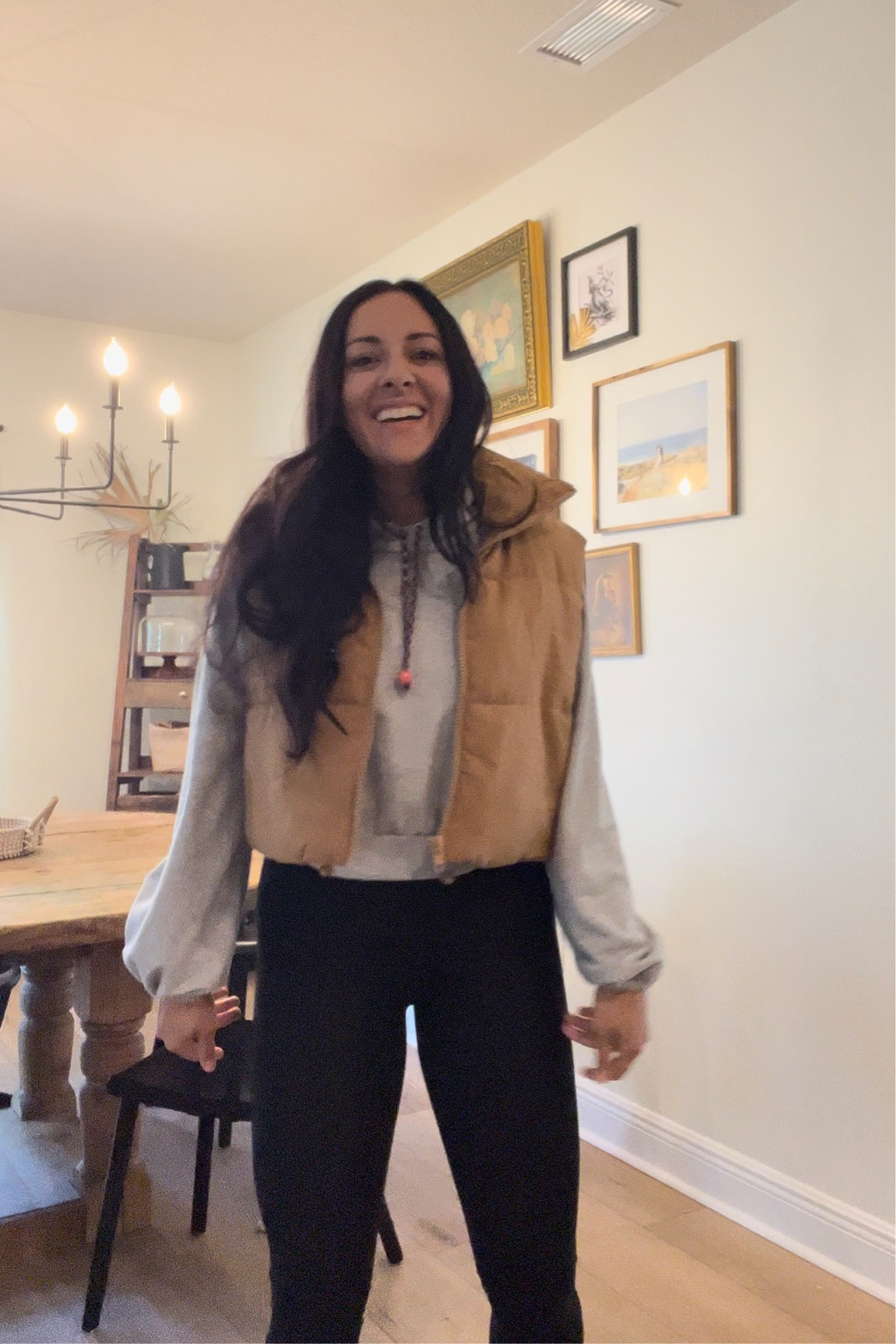 puffy vest that’s the perfect length, athleisure wear perfect for fall and winter. wearing a medium

#ltkamazon #ltkathleisure 

#LTKshoecrush #LTKfindsunder50 #LTKSeasonal