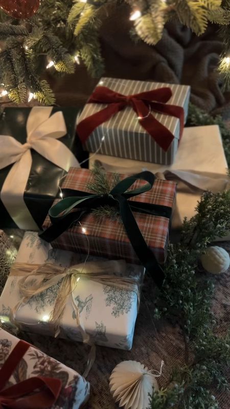 The gift wrap & ribbon I’m using this year!

#LTKHoliday #LTKGiftGuide #LTKSeasonal