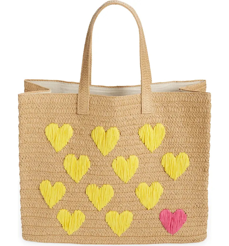Be Mine Straw Tote | Nordstrom