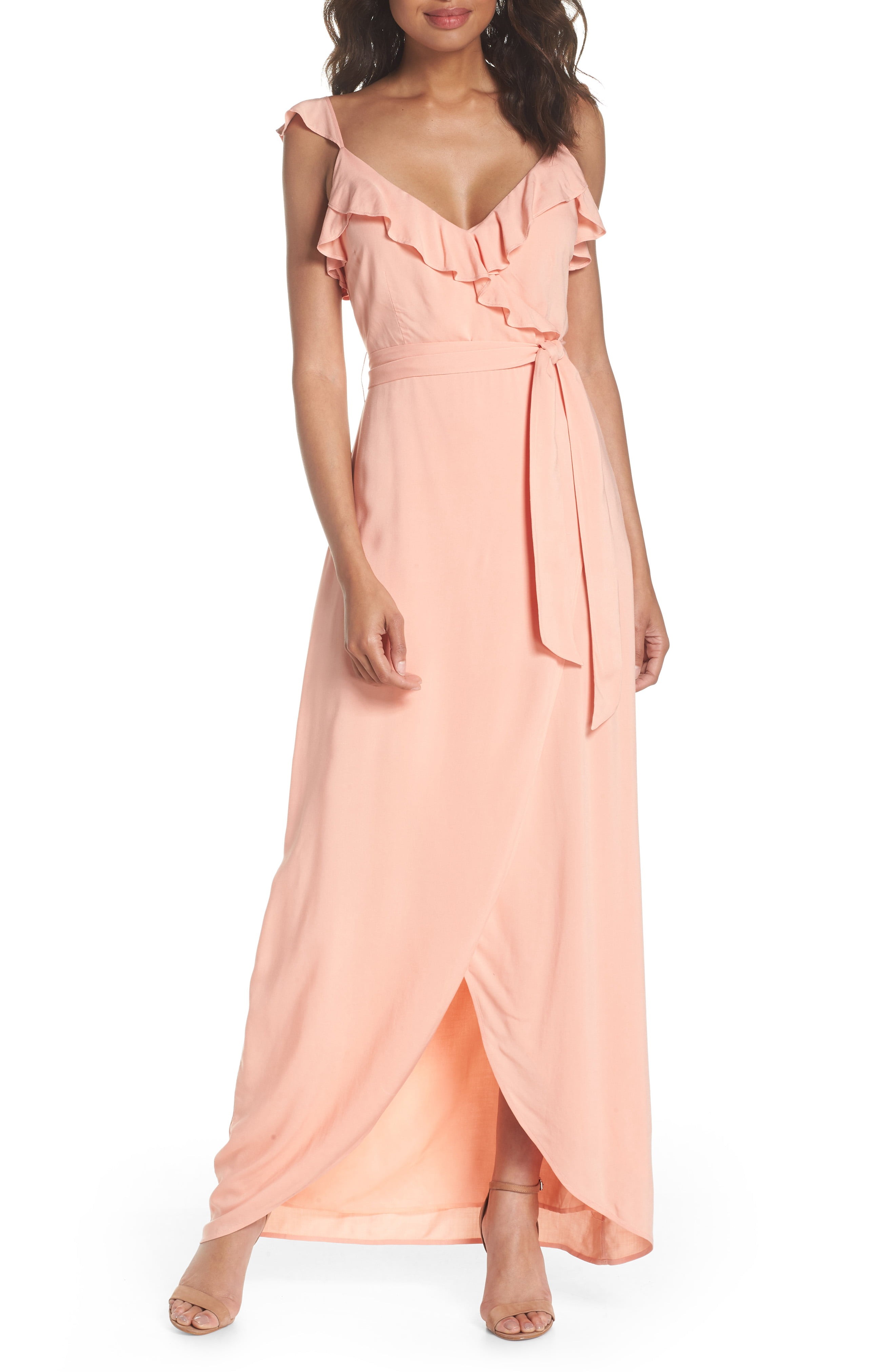 Women's Paige Regina Ruffle Maxi Dress | Nordstrom