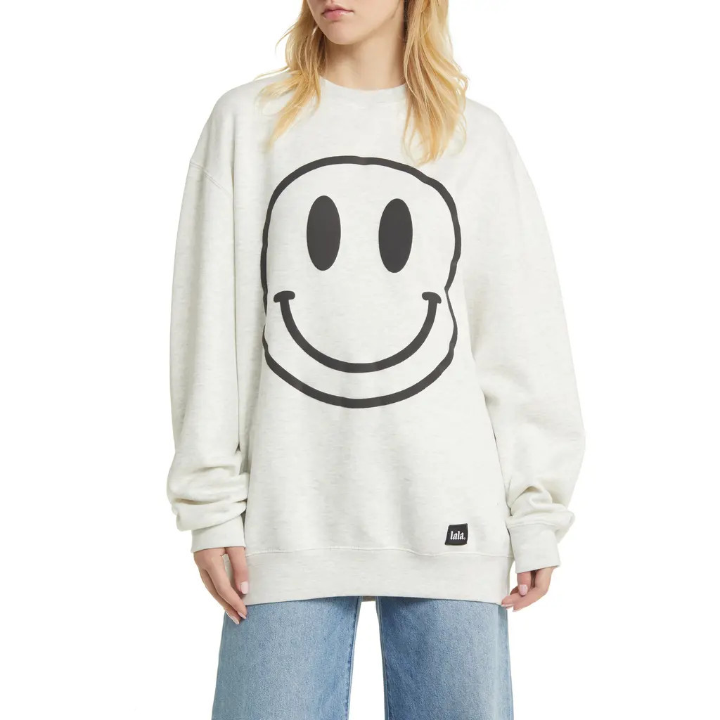 Dressed in Lala The World Needs Your Magic Sweatshirt in Oatmeal at Nordstrom, Size Small | Nordstrom