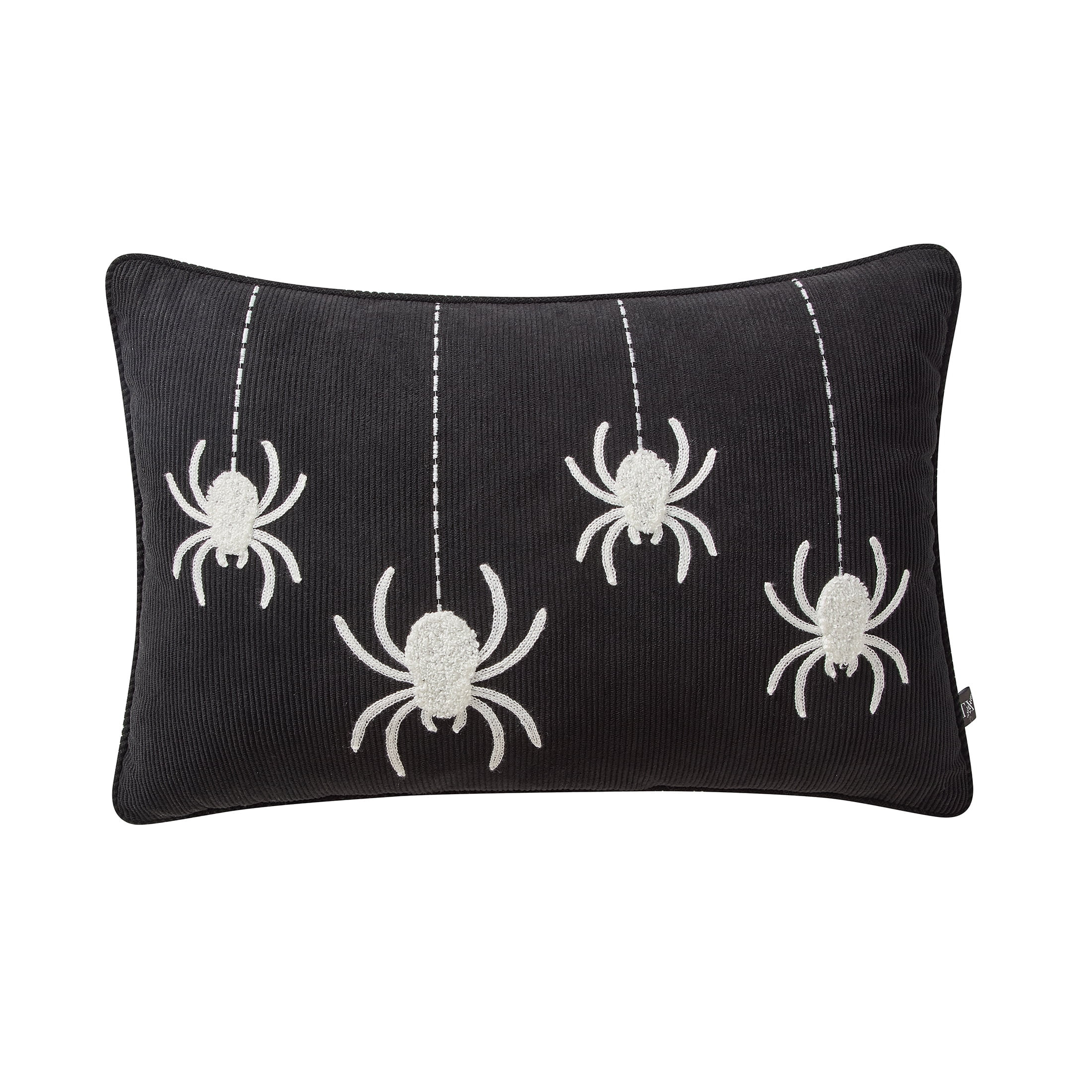 My Texas House 14" x 20" Black/Ivory Spider Cord Oblong Decorative Pillow - Walmart.com | Walmart (US)