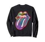 The Rolling Stones Colors Tongue Sweatshirt Sweatshirt | Amazon (US)
