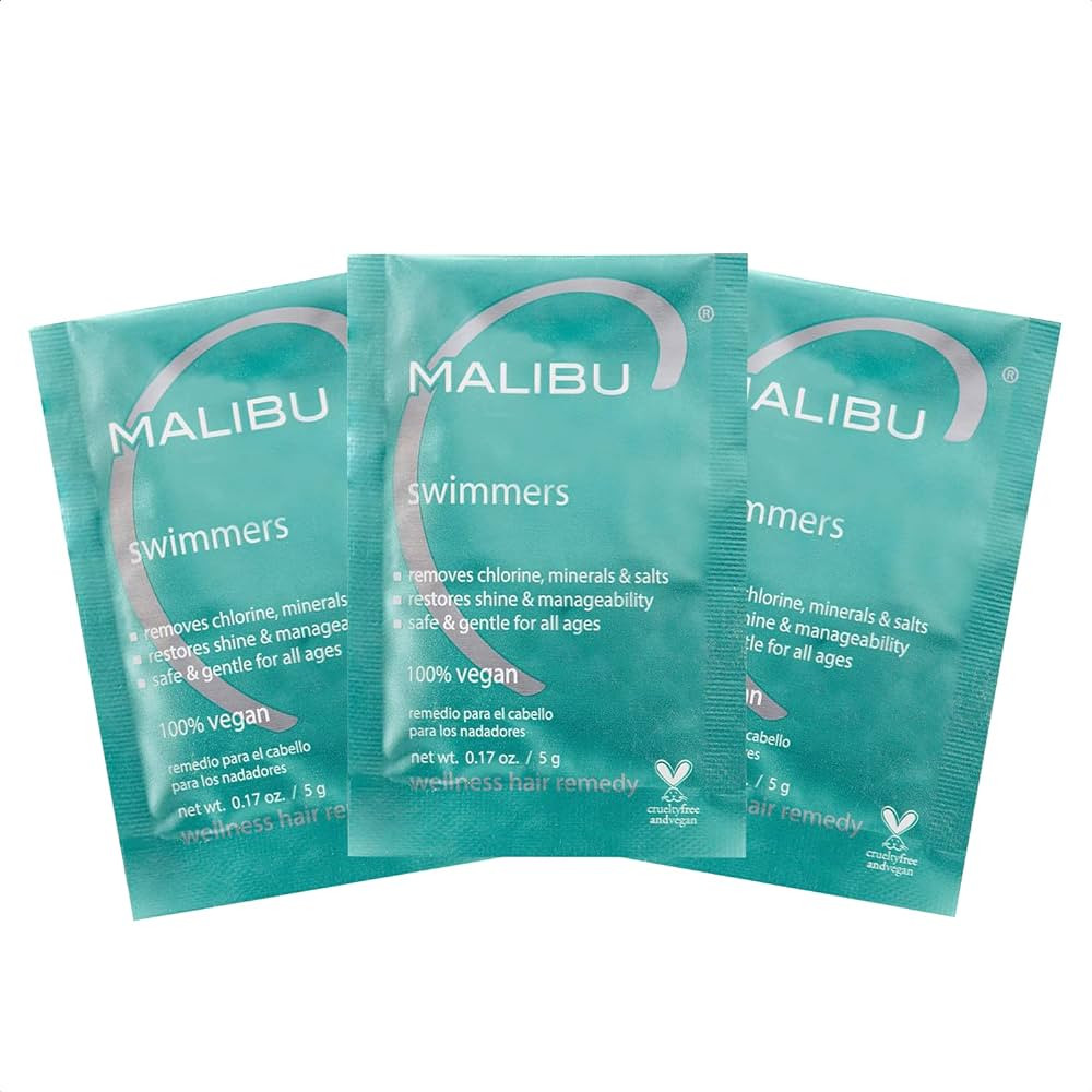 Malibu C Swimmers Wellness Hair Remedy - Prevents and Protects Hair Discoloration from Chlorine &... | Amazon (US)