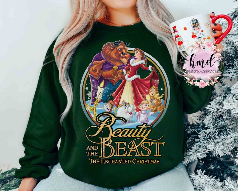 Retro 90s Beauty and the Beast Enchanted Christmas Movie - Etsy | Etsy (US)