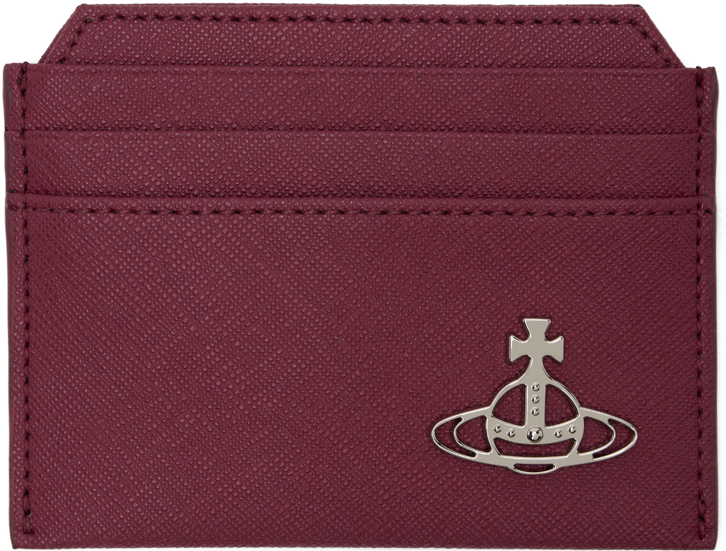 Vivienne Westwood Red Slim Card Holder | SSENSE