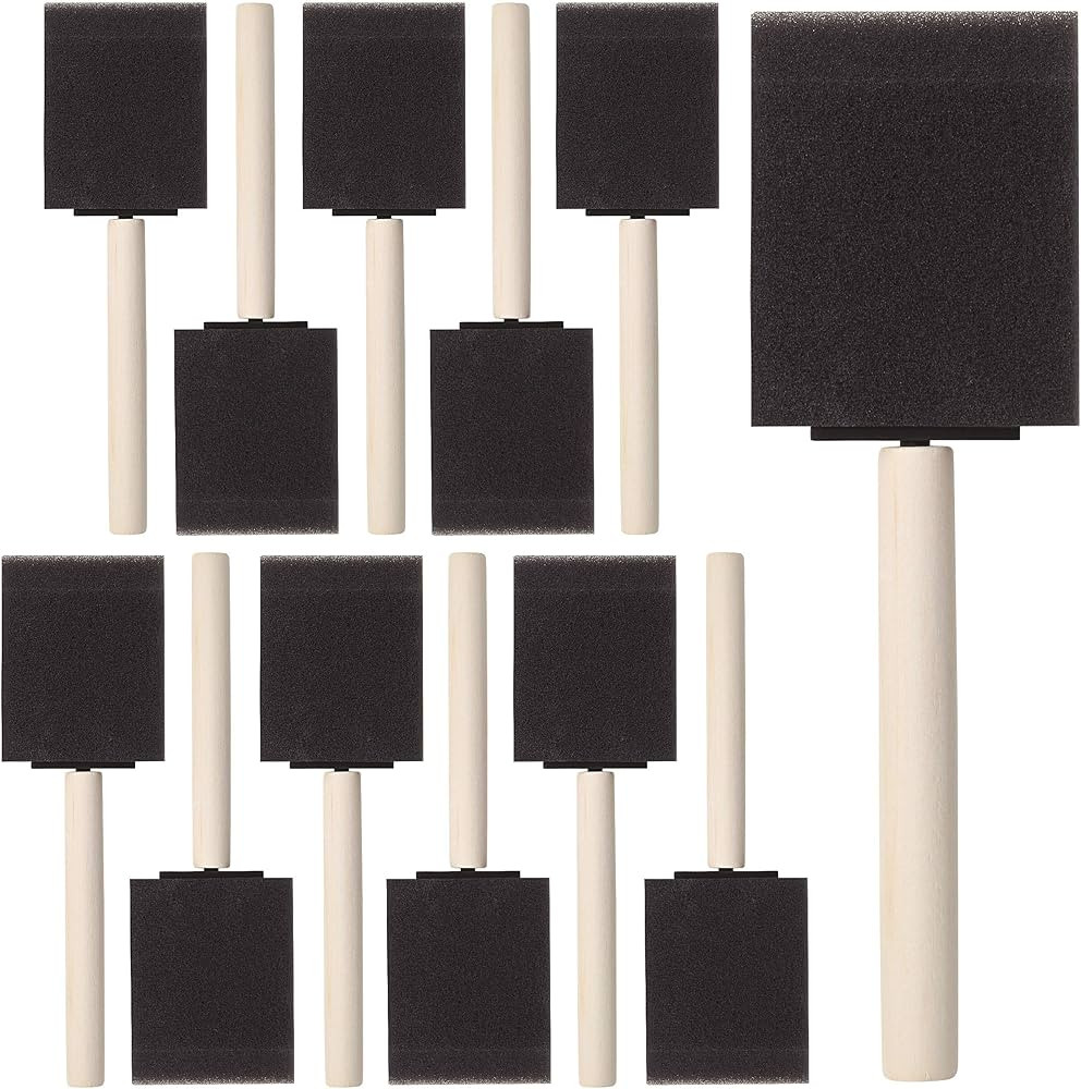 Bates- Foam Paint Brushes, 2 inch, 16 Pack, Sponge Brushes, Sponge Paint Brush, Foam Brushes, Foa... | Amazon (US)