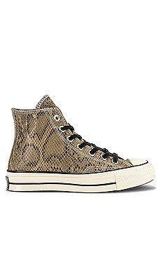 Converse Chuck 70 Archive Reptile Suede Sneaker in Brown, Egret & Black from Revolve.com | Revolve Clothing (Global)