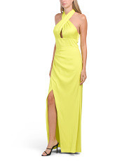Halter Gown With Keyhole Front Detail | Marshalls