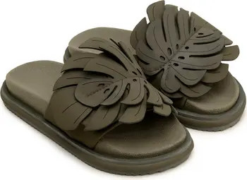 FARM Rio Monstera Leaf Slide Sandal | Nordstrom | Nordstrom
