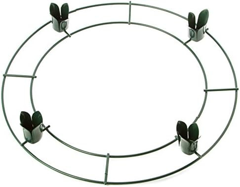 Factory Direct Craft Dark Green Metal Advent Wreath Ring Form for Christmas Advent Wreaths | Amazon (US)