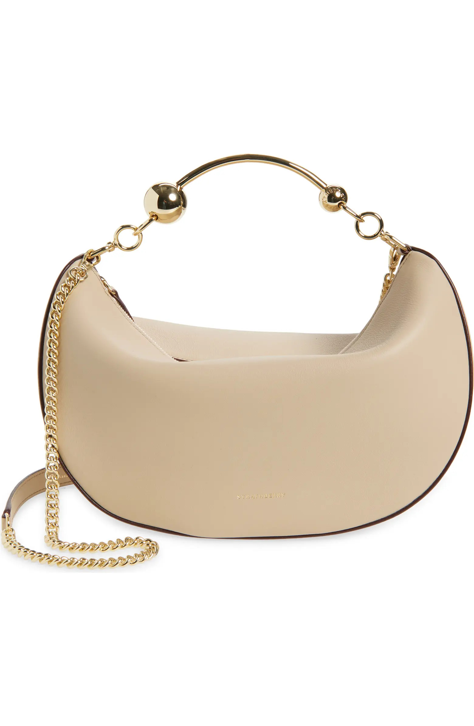 Strathberry Crescent Moon Leather Shoulder Bag | Nordstrom | Nordstrom