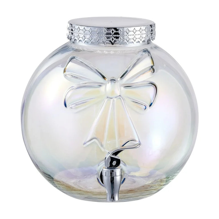 Ornament Dispenser Clear Iridescent Glass 1.5 Gallon Holiday Time | Walmart (US)
