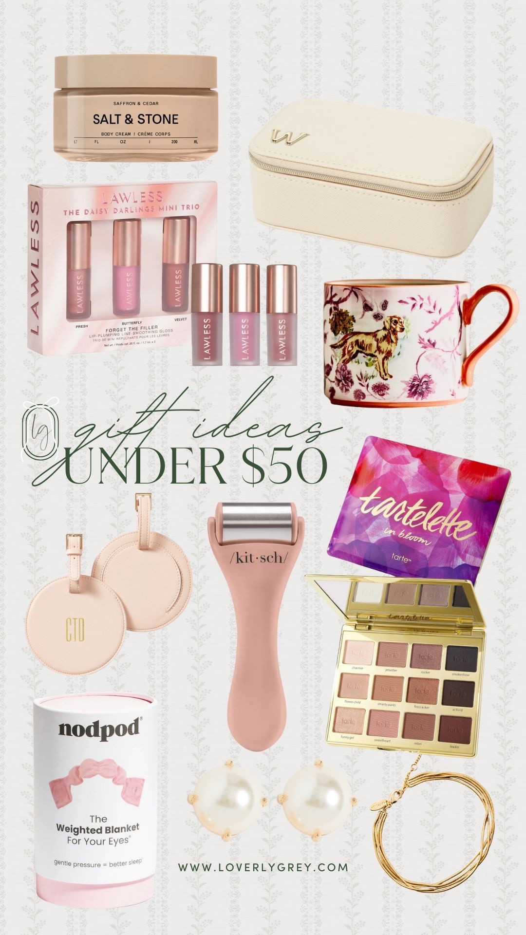 Stylish, thoughtful, and totally budget-friendly — my Gift Guide Under $50 is filled with chic finds that look luxe without the splurge. Perfect for friends, coworkers, or anyone on your list who deserves something special (without breaking the bank!). 💕

#Loverly Grey #GiftGuide #GiftsUnder50 #AffordableGifts #HolidayGiftGuide #GiftsForHer #GiftsForHim #HolidayShopping #BudgetFriendlyGifts #ChristmasGifts #GiftIdeas #StylishOnABudget #GiftGuide2025



#LTKHoliday #LTKFindsUnder50 #LTKGiftGuide