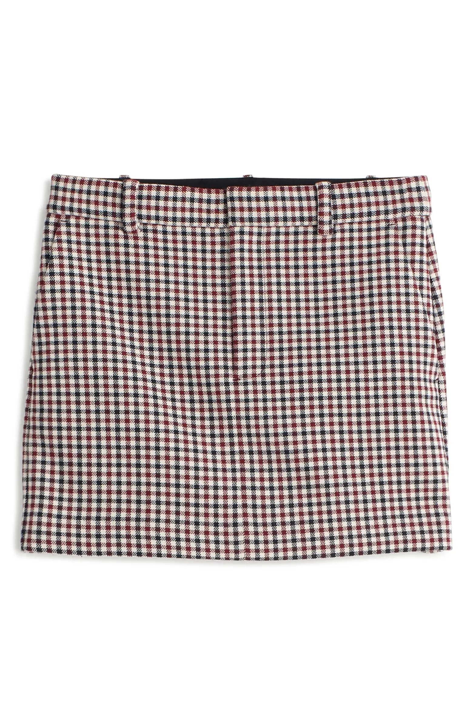 Yarn Dyed Plaid Suiting Miniskirt | Nordstrom