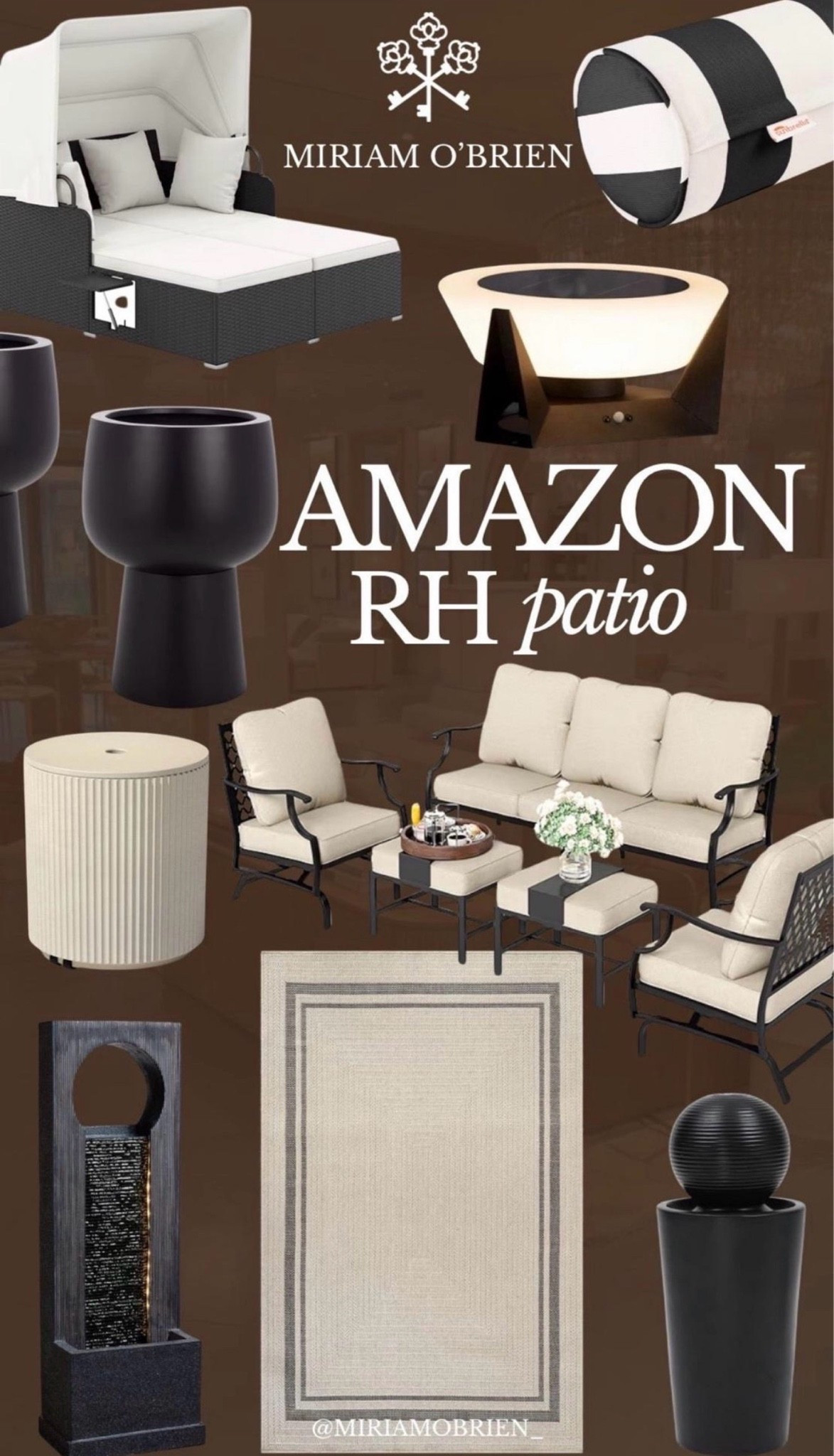 Amazon RH Patio
Follow me@miriamobrien on IG and TikTok 
#rhpatio#patio#amazon

#LTKSeasonal #LTKOver40 #LTKHome

#LTKSeasonal #LTKOver40 #LTKHome