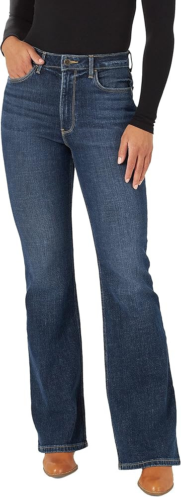 Wrangler Women's High-Waisted Fierce Flare | Amazon (US)