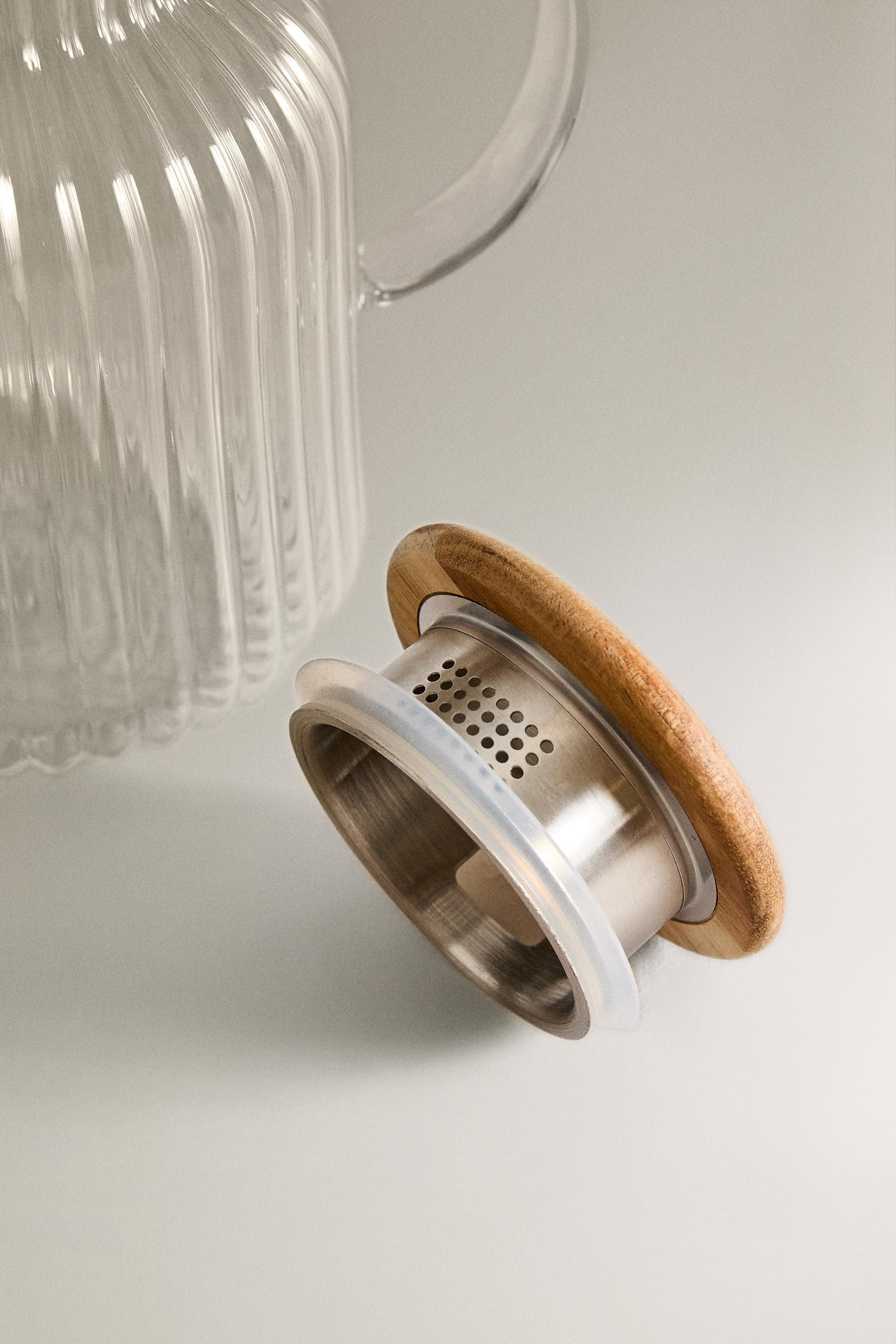 BOROSILICATE GLASS PITCHER WITH FILTER | Zara US