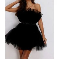 Tulle Dress/ Wedding High Low Prom Dress Women/ Gown/ Evening Gown/Prom Short/ Formal/Black | Etsy (US)