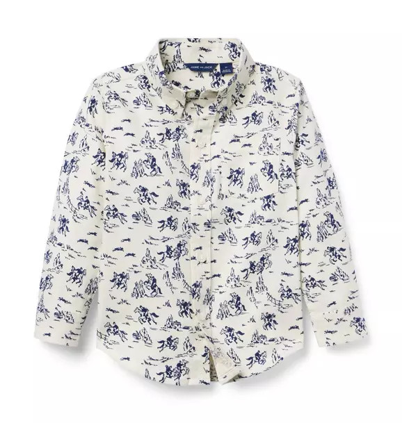 The Western Toile Shirt | Janie and Jack