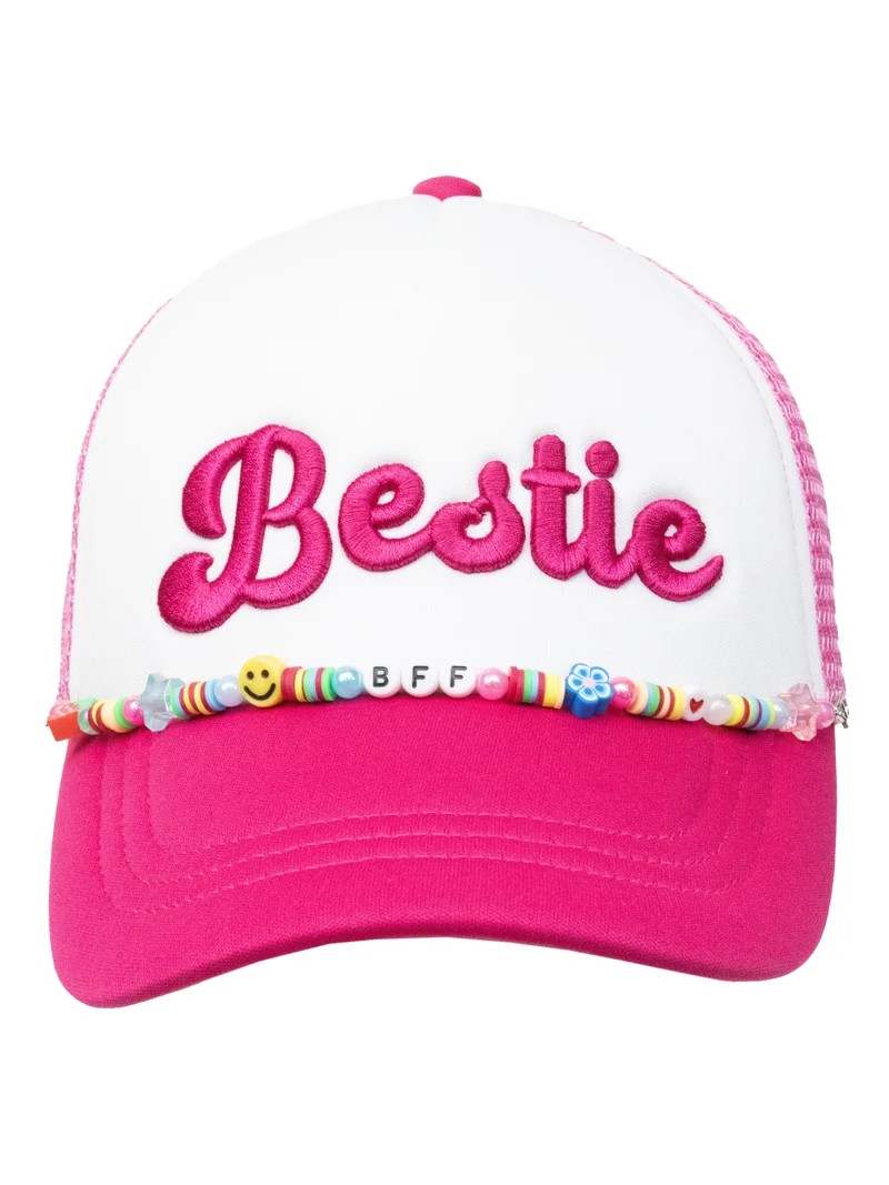 Wonder Nation Girls Bestie Bracelet Baseball Hat One Size Fits Most | Walmart (US)