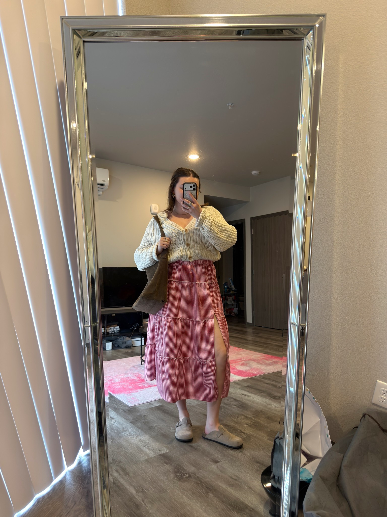 Comfy and easy spring outfit! Wore this to church but would work great for the office too 🤭

I’m wearing a M cardigan, L skirt and size 9 clogs

#LTKMidsize #LTKdayinmylife #LTKootd