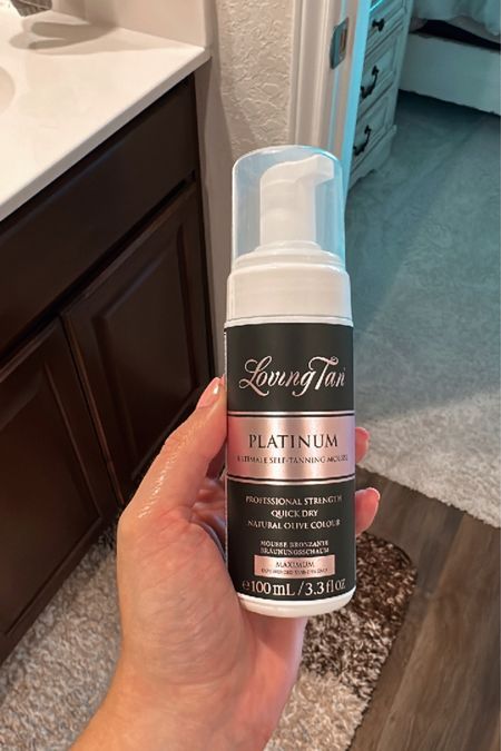 New loving tan self tanner // darkest color // platinum self tanner 

#LTKbeauty #LTKsalealert #LTKunder50