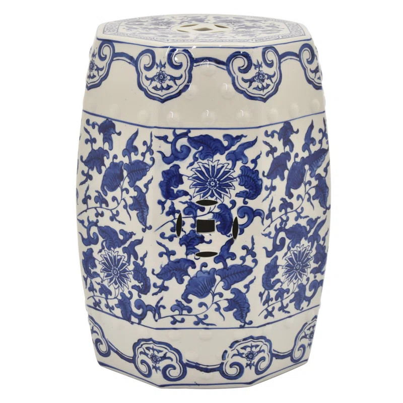 Stess 18'' Tall Ceramic Garden Stool | Wayfair North America