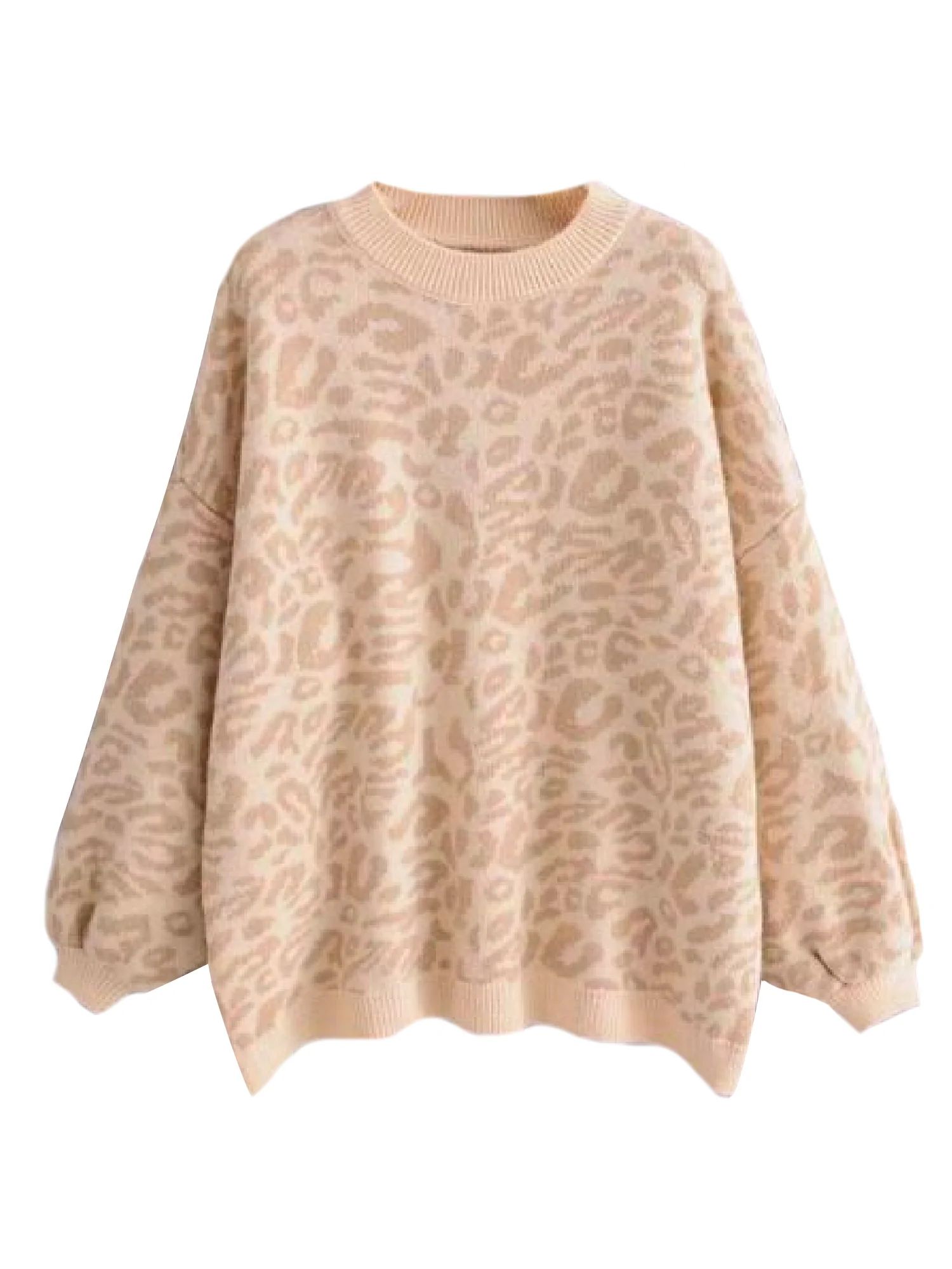 'Kanya' Crewneck Leopard Print Sweater (3 Colors) | Goodnight Macaroon