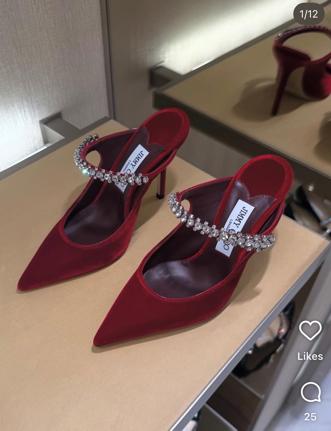 Ruby Red Velvet Mules with Crystal Embellishment

#LTKSeasonal #LTKootd #LTKHoliday