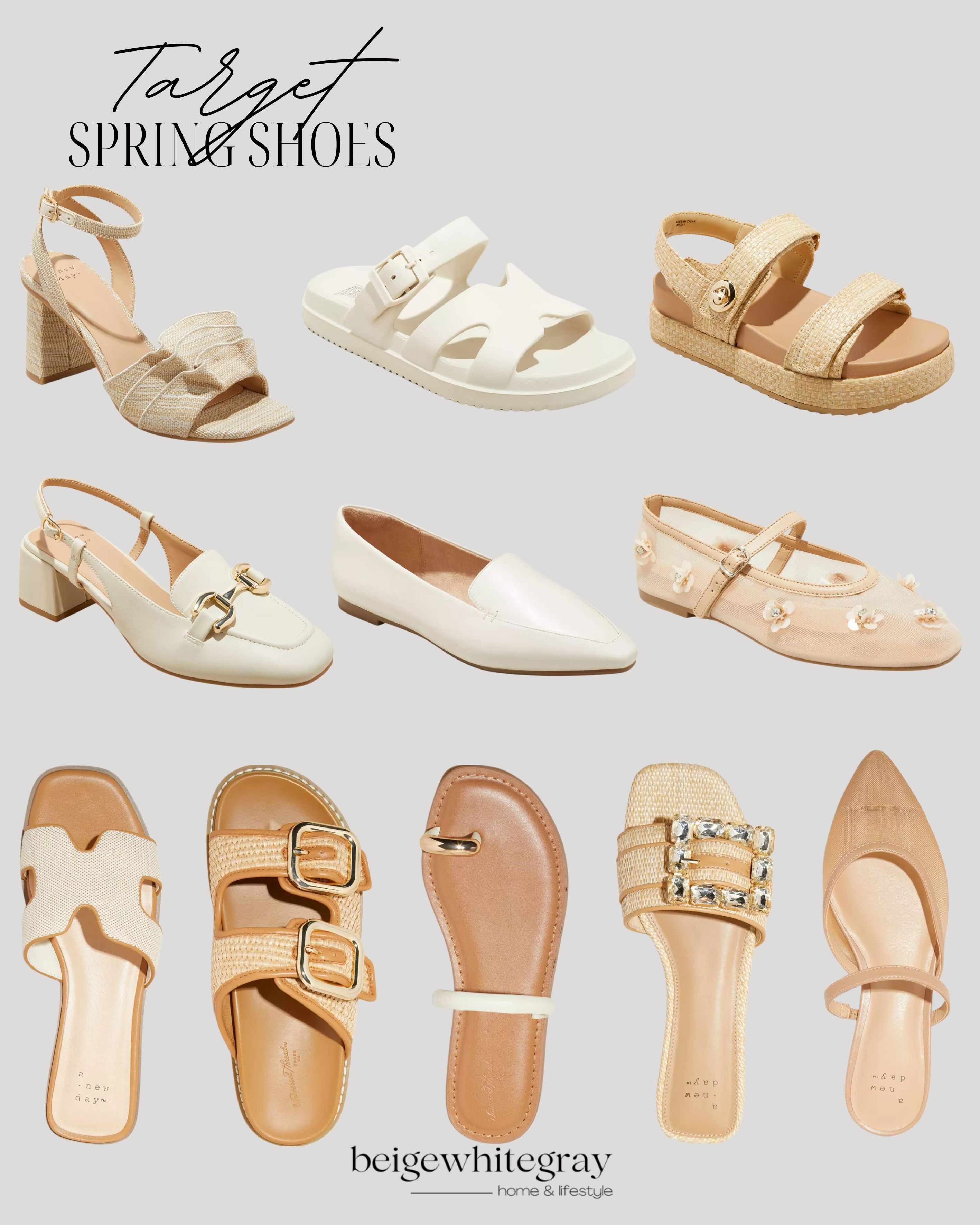 Spring Shoes from Target!
Target Fashion / Spring Sandals / Spring Mules / Spring Flats / Spring Outfits / Dressy Sandals / Platform Sandals / Raffia Sandals / Spring Break Outfits / Neutral Sandals / Neutral Shoes / Heeled Sandals /  

 

#LTKSeasonal #LTKStyleTip #LTKShoeCrush
