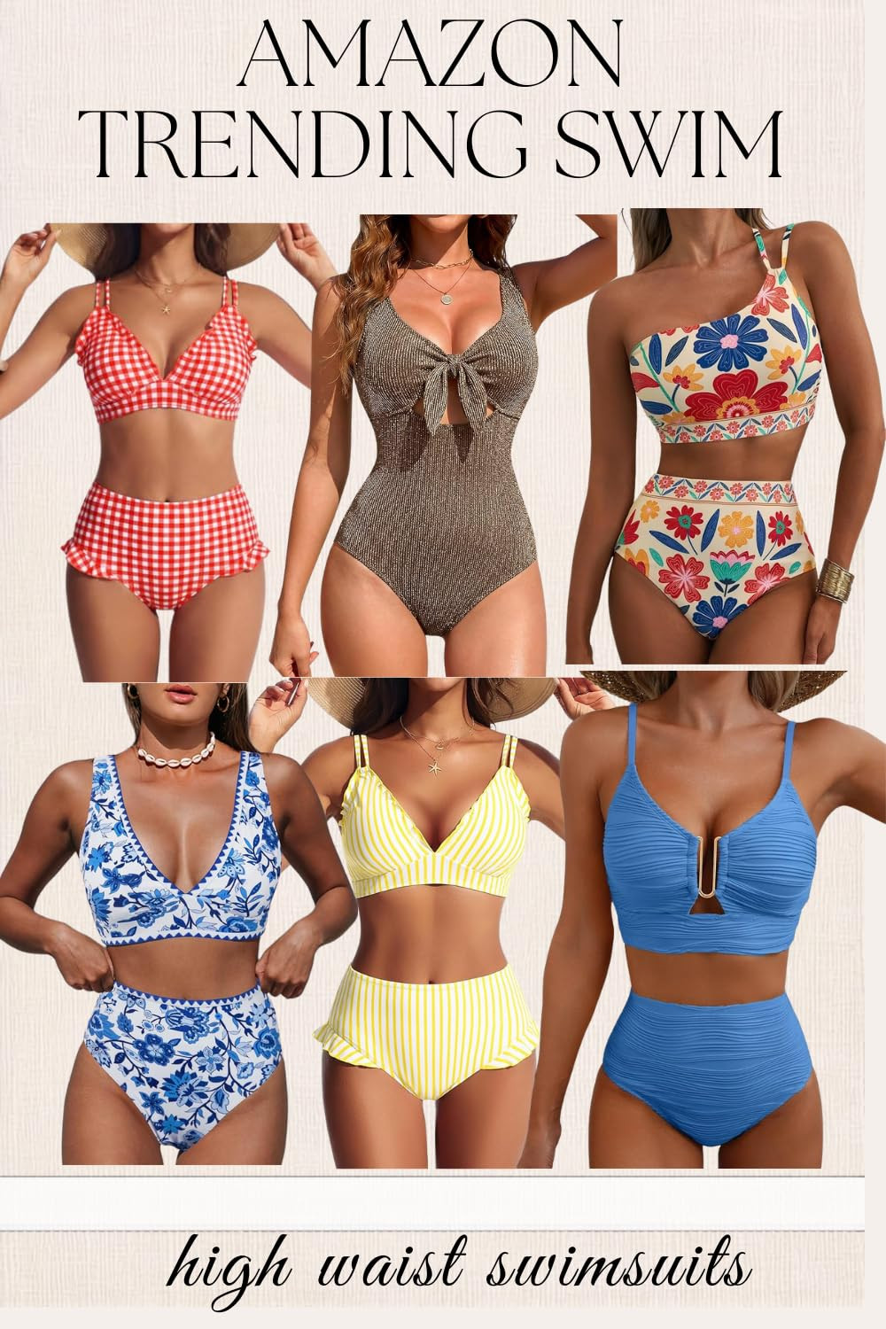 Amazon Swimsuits You’ll Want for Every Beach Day

These Amazon swimsuits are giving effortless summer style without the designer price tag. From flattering high-waisted bikinis to chic one-piece silhouettes, these picks are perfect for beach days, pool lounging, and vacation outfits. Whether you love bold colors, classic neutrals, or feminine florals, there’s a style here that hugs in all the right places and feels comfortable all day long. These are the kind of swimsuits that make you feel confident the second you put them on—and yes, they’re all Amazon finds you can grab fast.

#amazonswimsuits #amazonfashion #swimwearstyle #summeroutfits #beachoutfits #pooldaylook #affordablefashion #highwaistedbikini #onepieceswimsuit #vacationstyle #resortwear #amazonfinds #amazonstyle #swimsuitinspo  

 