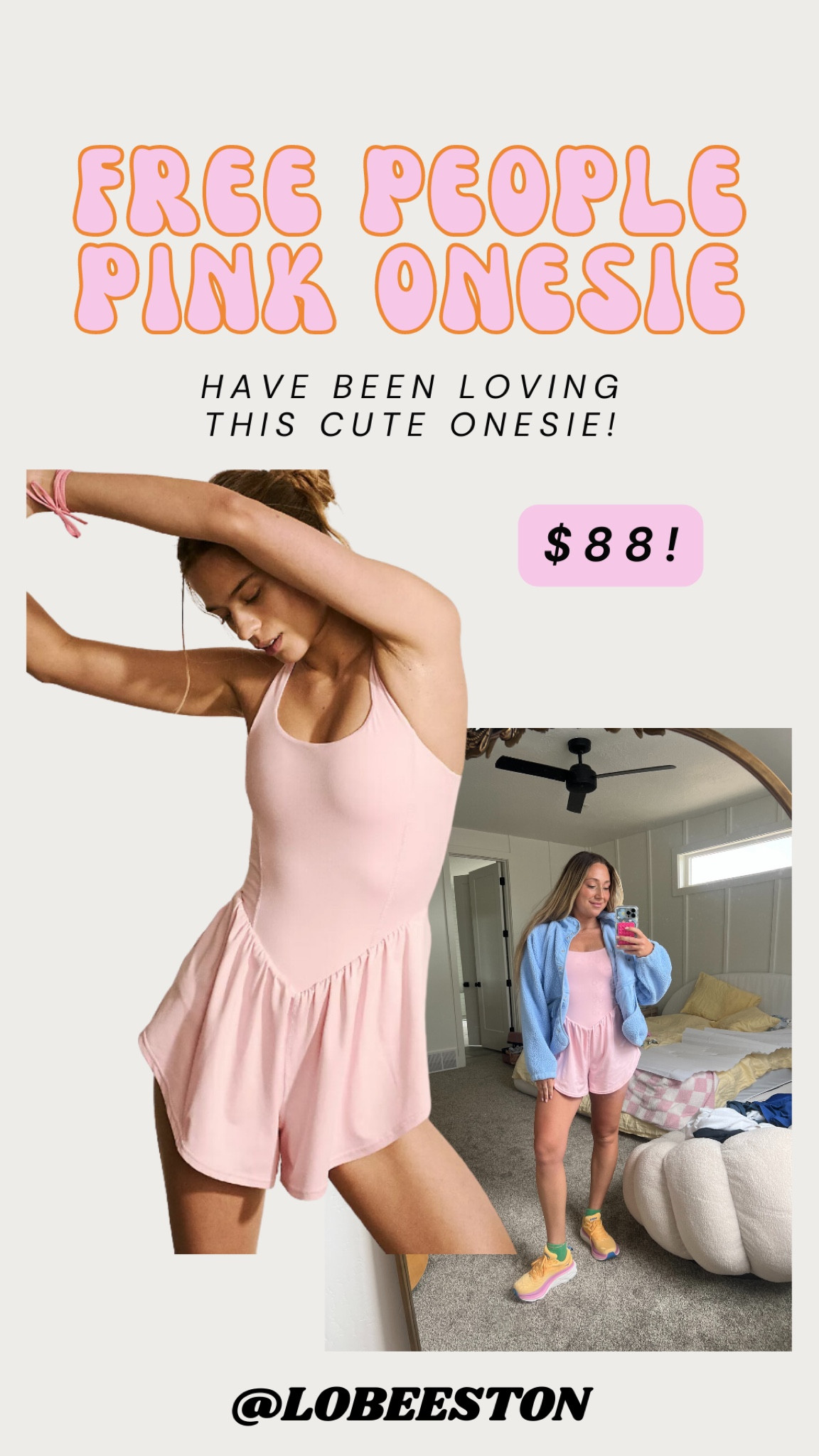 Free People Pink Onesie!! $88 