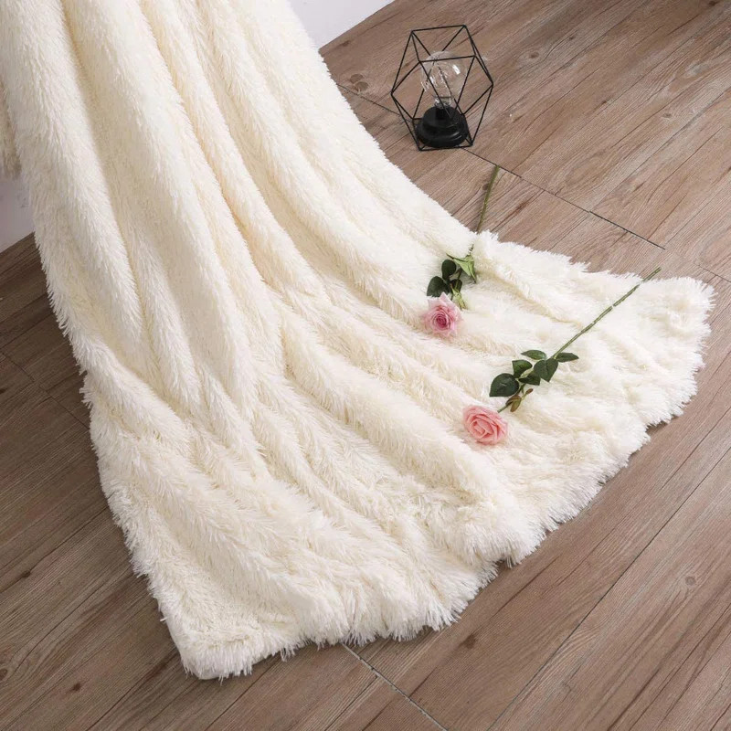 Pimental Super Soft Shaggy Warm Plush Blanket | Wayfair North America